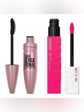 NWT Maybelline Mascara & Lip set